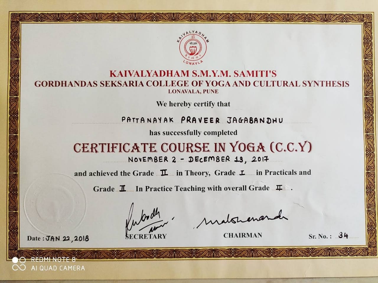 Certificate 3